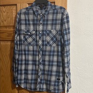 Outpost Blue Plaid Men's Shirt